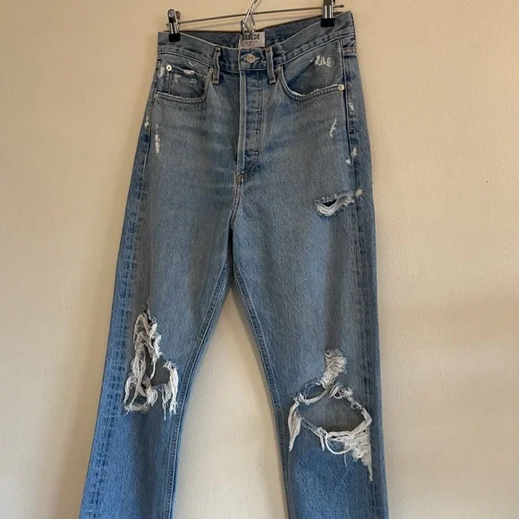 AGOLDE 90’s Distressed Jeans | Size 26 - Picture 8 of 15